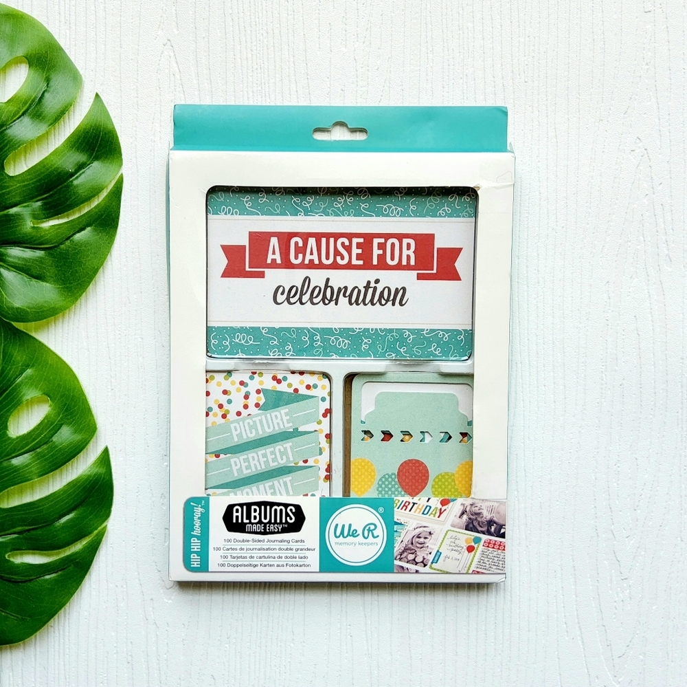 We R Memory Keepers Albums Made Easy HIP HIP HOORAY! 100 Double-Sided Card Set